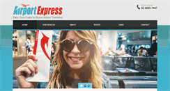 Desktop Screenshot of goldcoastairportexpress.com.au